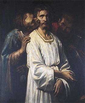  Figuras Arte - Le Baiser de Judas, pintor de figuras Thomas Couture